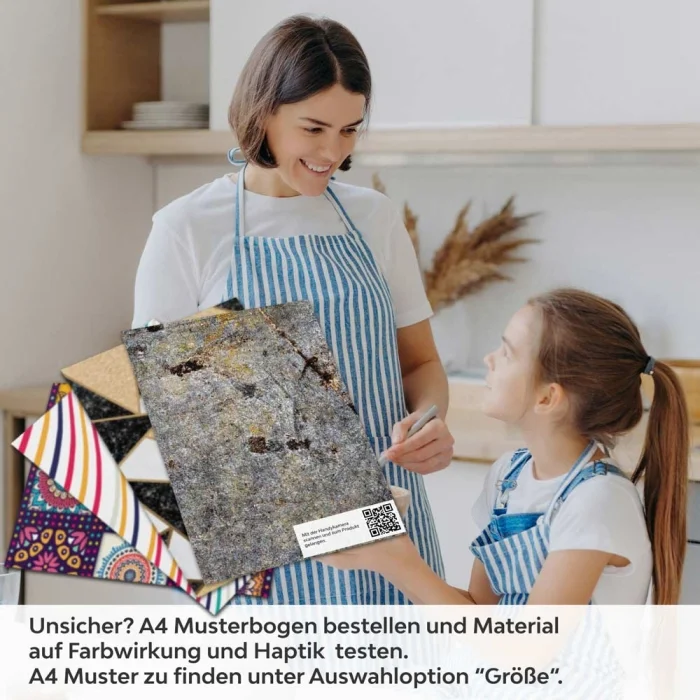 Küchenrückwand Folie Rostoptik - Für einen Loft-inspirierten Stil A4 Muster