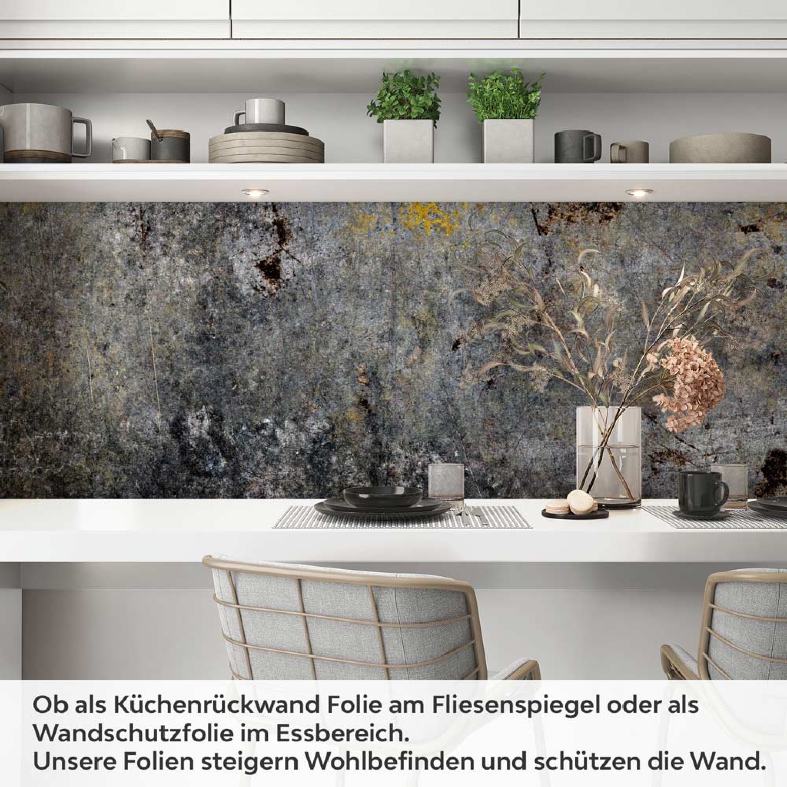 Küchenrückwand Folie Rostoptik - Für einen Loft-inspirierten Stil Artikelbild 1