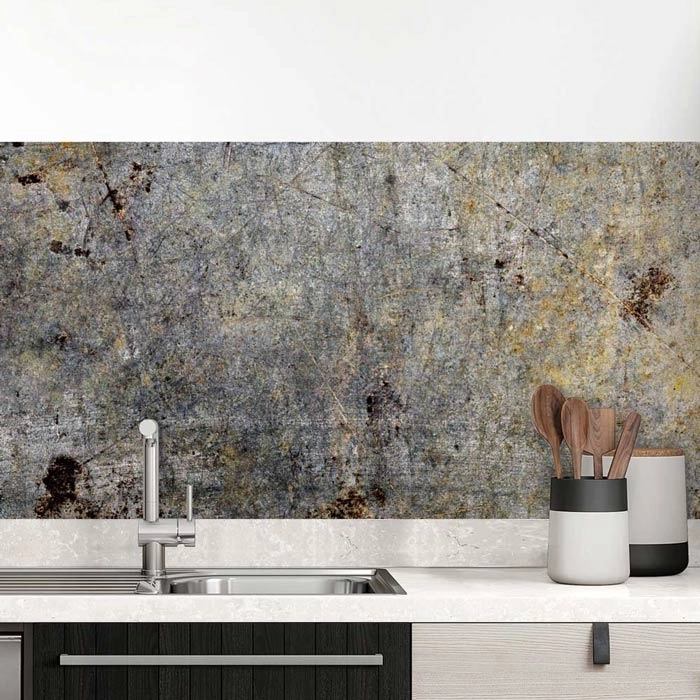 Küchenrückwand Folie Rostoptik - Für einen Loft-inspirierten Stil