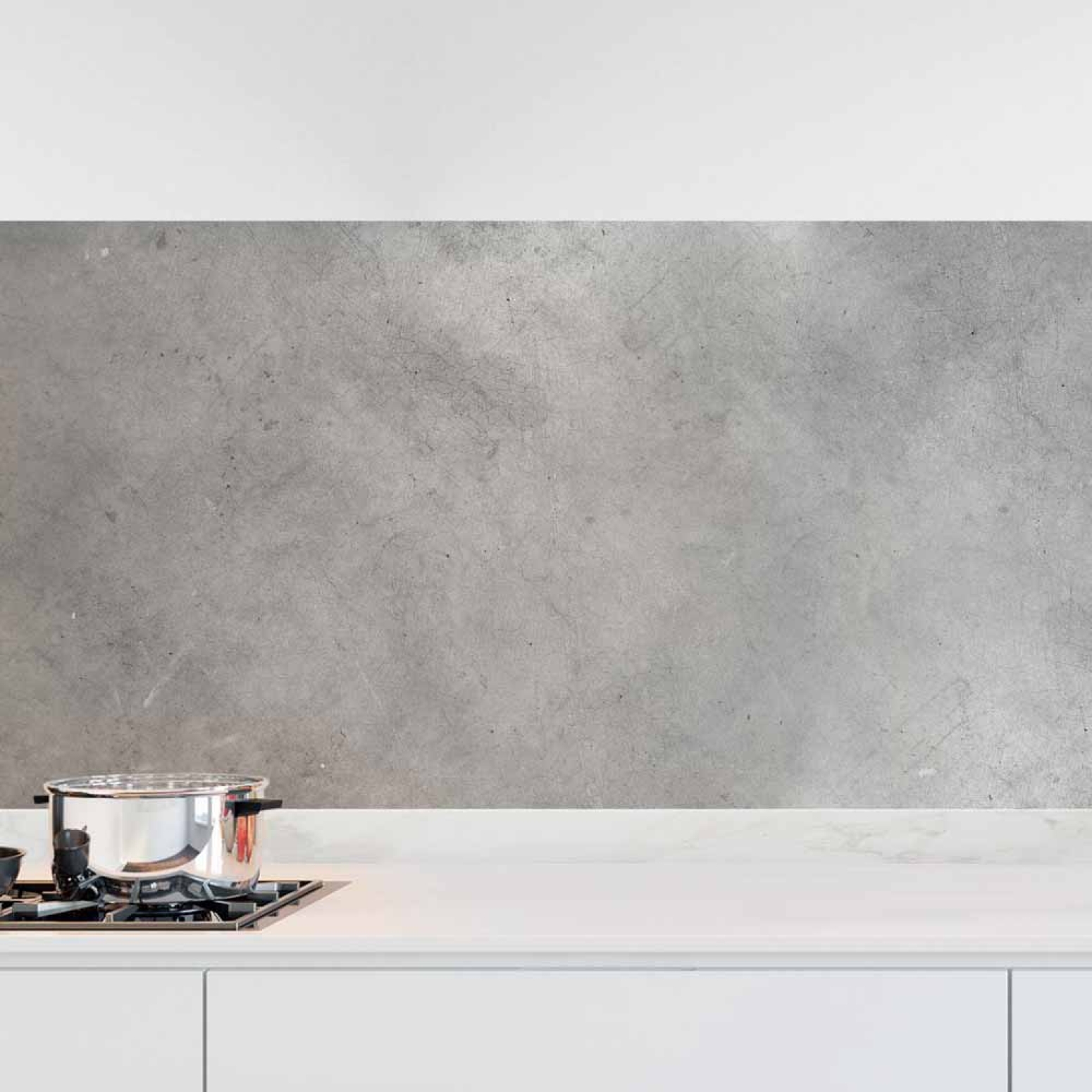 Küchenrückwand Folie Beton Optik - Betoncharme für Ihre Traumküche