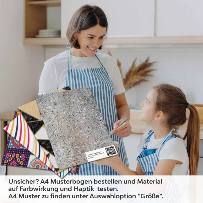 Küchenrückwand Folie Rustikale Beton Wand Grunge A4 Muster