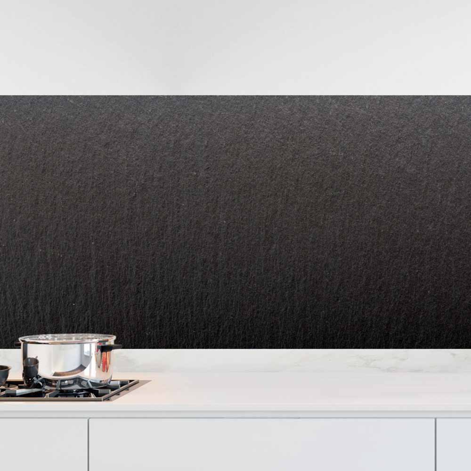 Küchenrückwand Folie Dunkle Betonästhetik - Moderne Atmosphäre