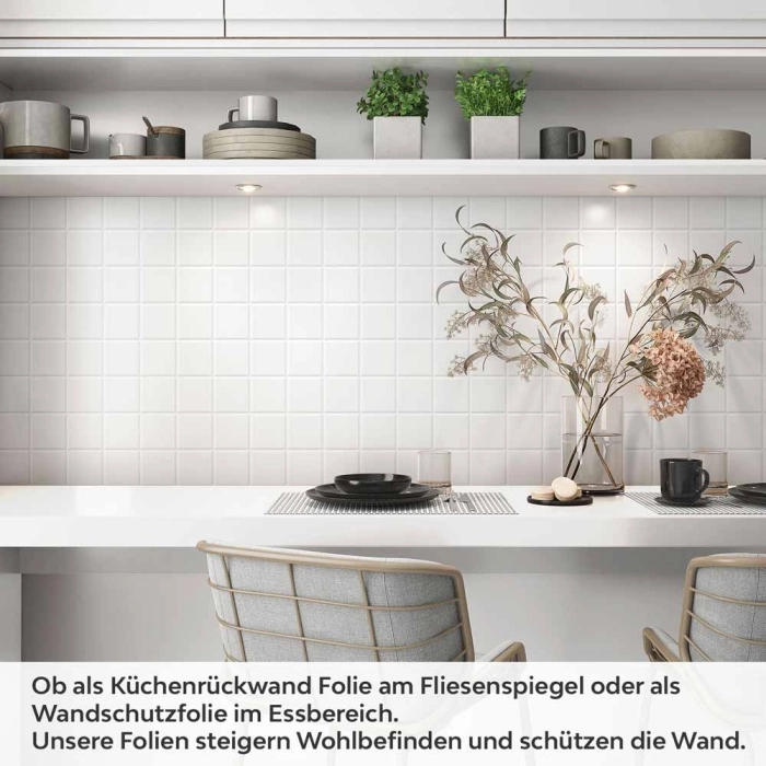 Küchenrückwand Folie Fliesenoptik - Perfekte Alternative zu echten Fliesen Artikelbild 1