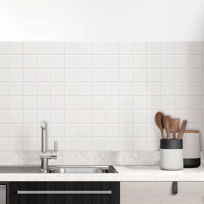 Küchenrückwand Folie Fliesenoptik - Perfekte Alternative zu echten Fliesen