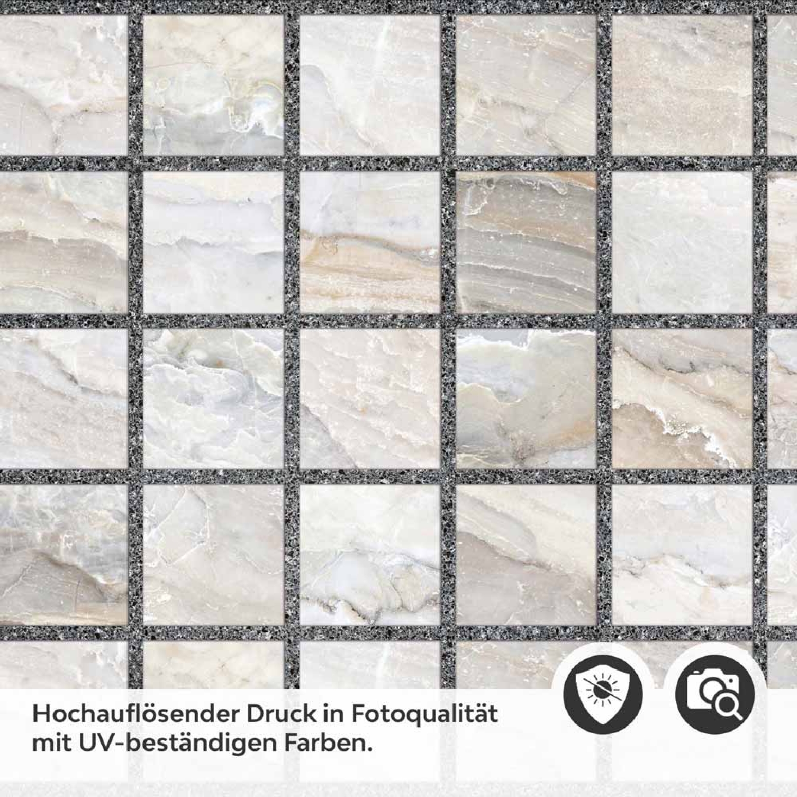 Küchenrückwand Folie Steinfliesen Optik Detailbild 2