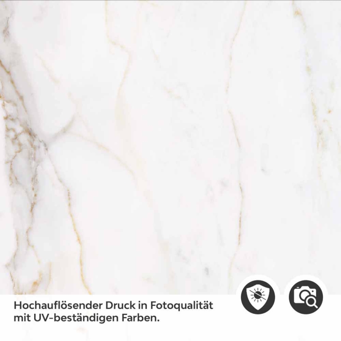 Küchenrückwand Folie Marmoroptik mit Goldakzenten Detailbild 2