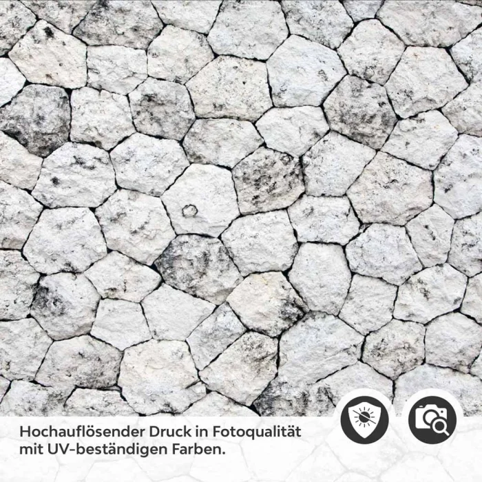 Küchenrückwand Folie Landhausstil Steinoptik Detailbild 2
