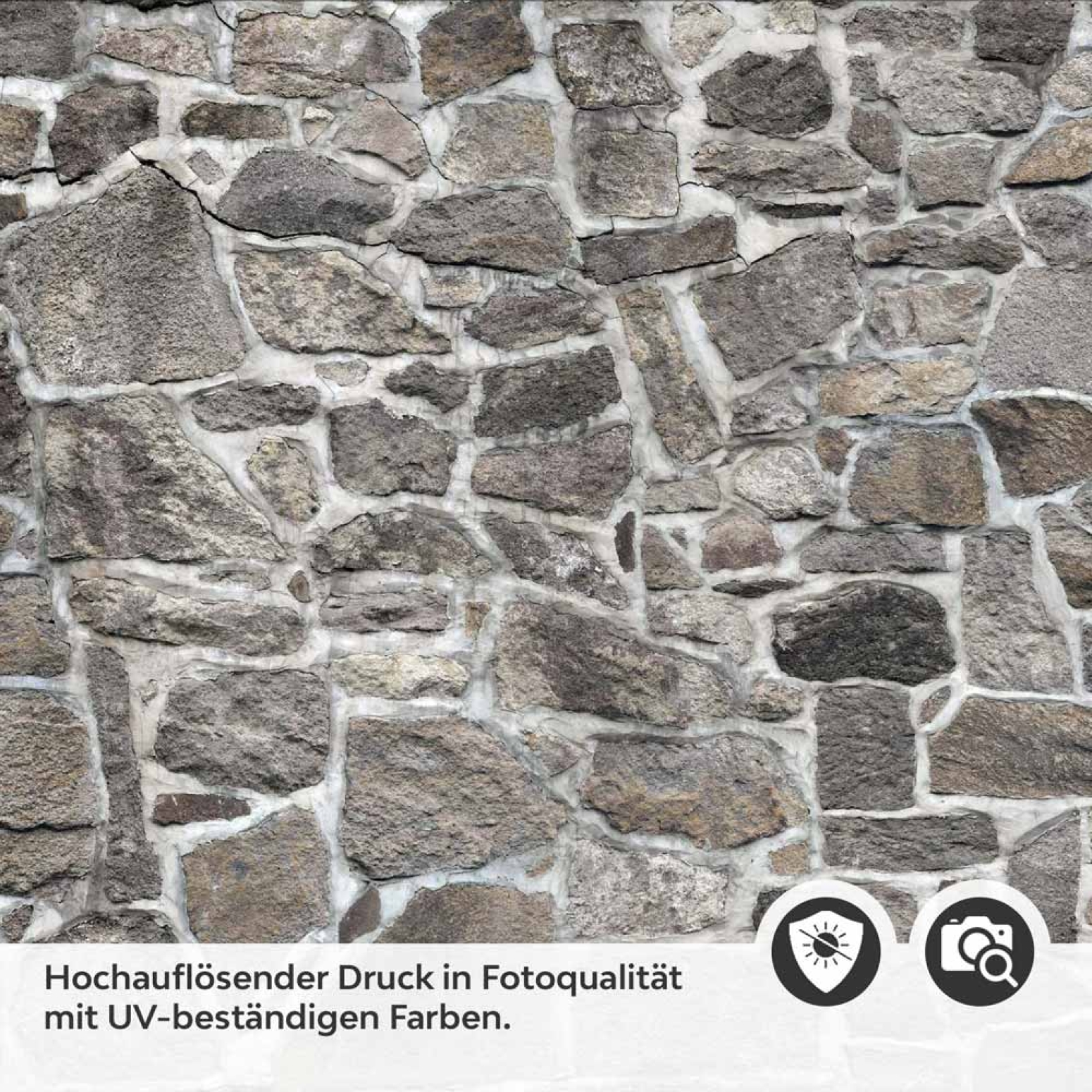 Küchenrückwand Folie Mauerdesign - Perfekt für Landhausküchen Detailbild 2