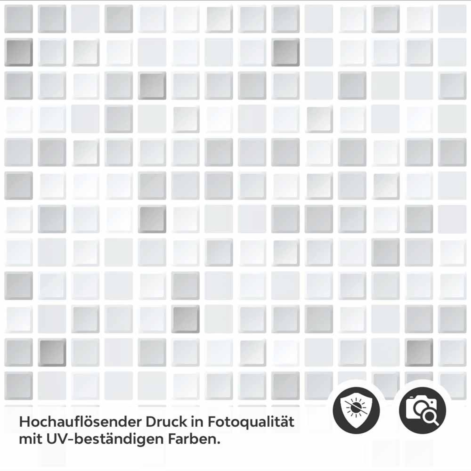 Küchenrückwand Folie Minimalistische Mosaikfliesen Detailbild 2