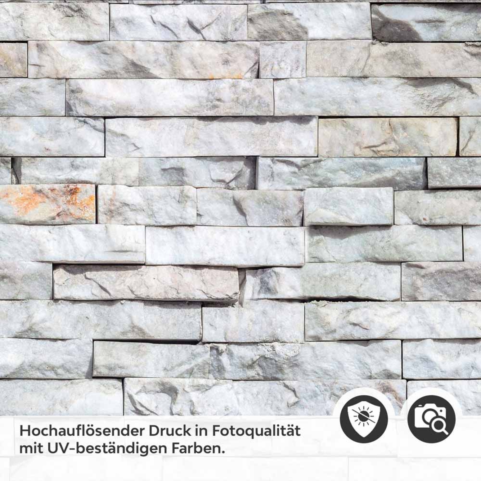 Küchenrückwand Folie Schieferstein Look - Mit lebhaften Akzenten Detailbild 2