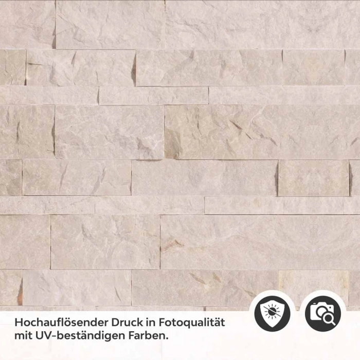 Küchenrückwand Folie Schiefer Beige - Wohlfühlambiente für die Küche Detailbild 2