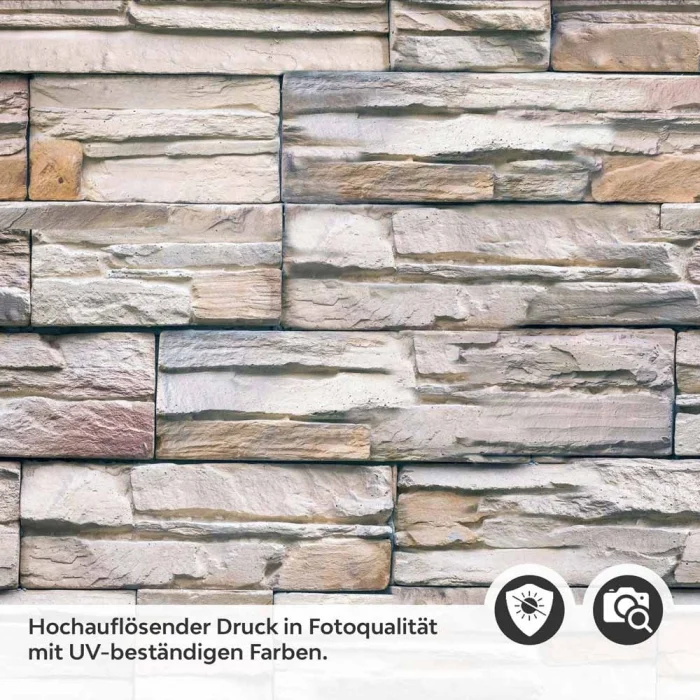 Küchenrückwand Folie Rustikale Schieferstein Optik Detailbild 2