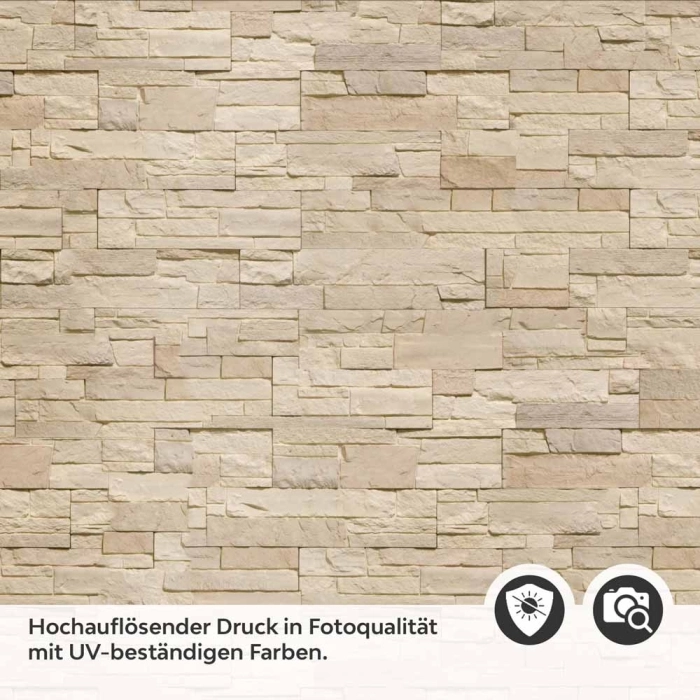 Küchenrückwand Folie Schieferstein Sandstein Optik Detailbild 2