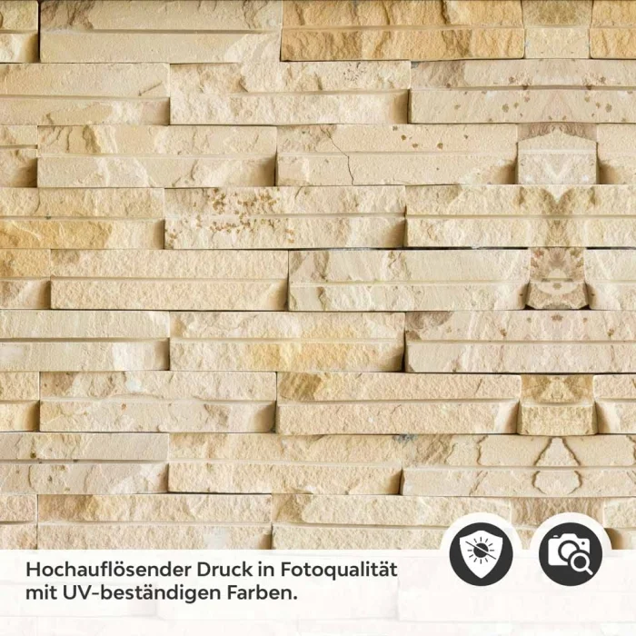 Küchenrückwand Folie Sandfarbene Schieferstruktur Detailbild 2