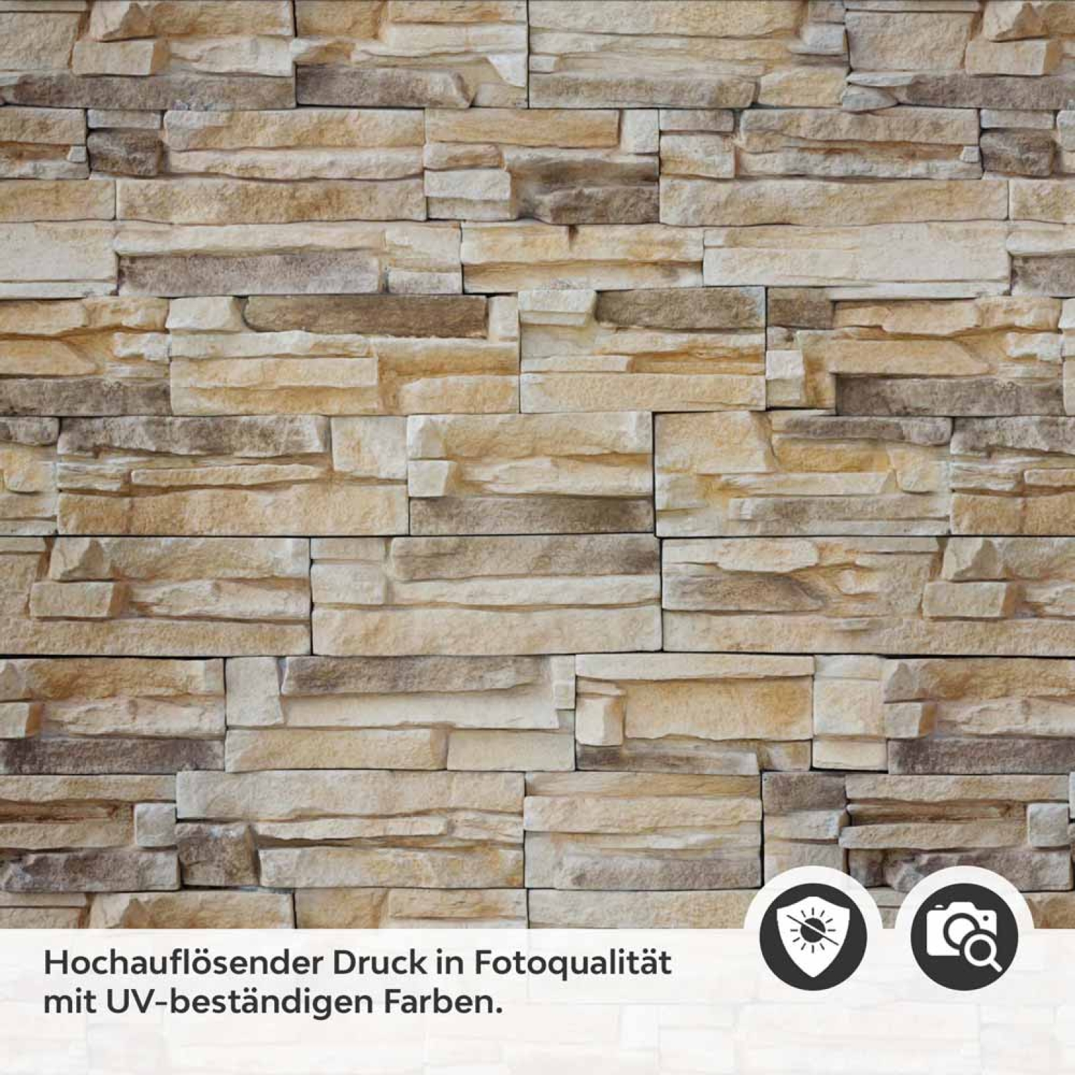 Küchenrückwand Folie mit natürlicher Schieferoptik Detailbild 2