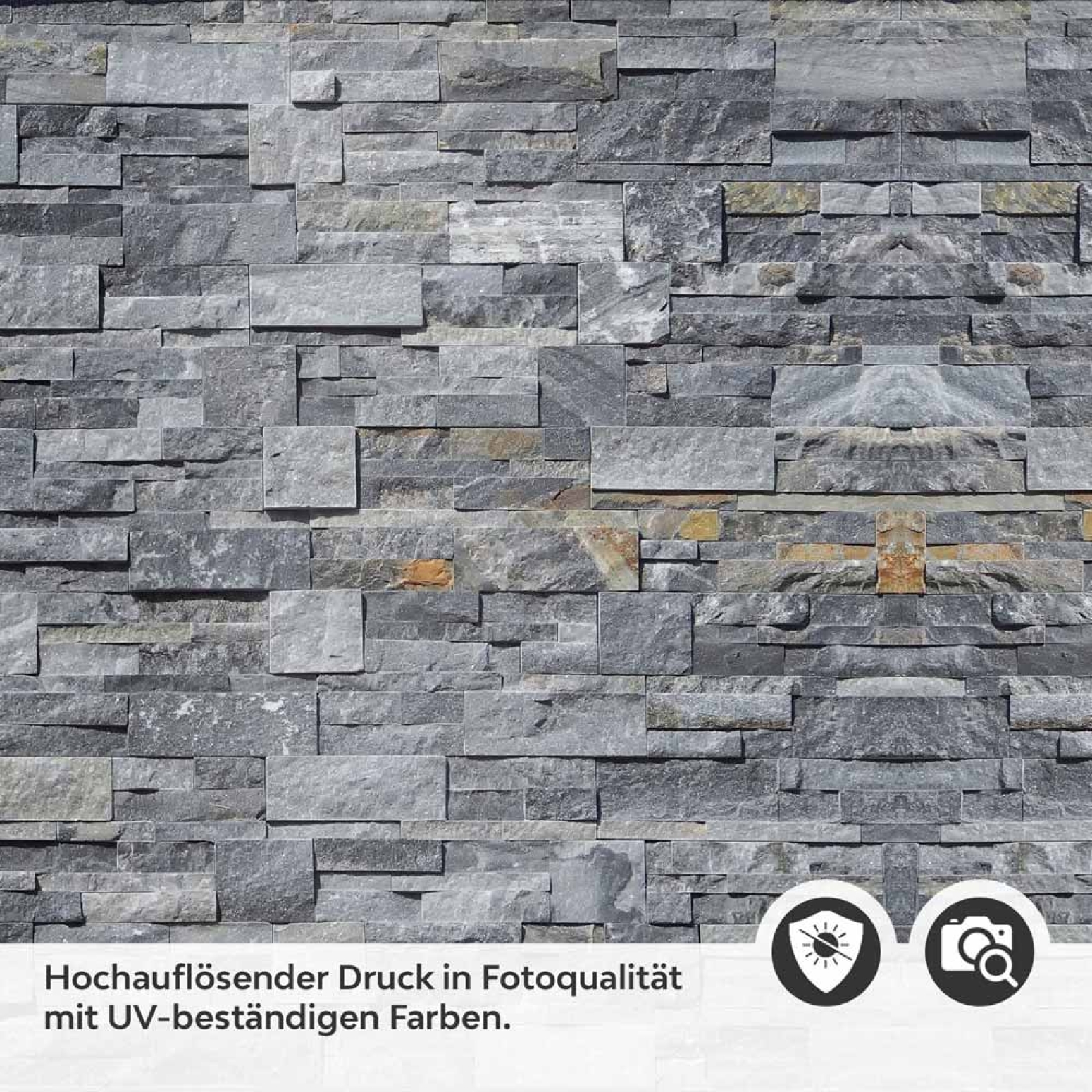 Küchenrückwand Folie Schieferplatten - Optik in Natursteinflair Detailbild 2