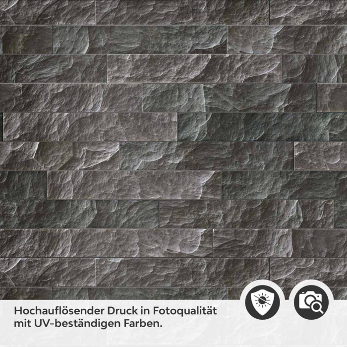 Küchenrückwand Folie Schieferstein-Optik für ein luxuriöses Ambiente Detailbild 2