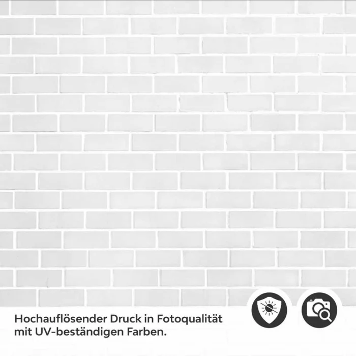 Küchenrückwand Folie Heller Ziegel-Look - Design, das begeistert Detailbild 2