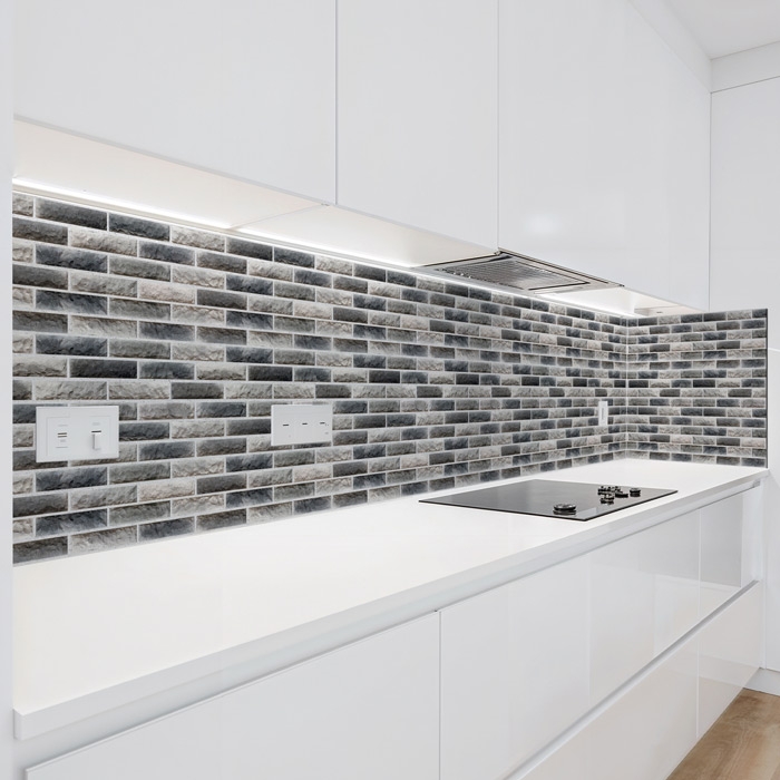 Küchenrückwand Folie Moderne Ziegelwand Artikelbild 2