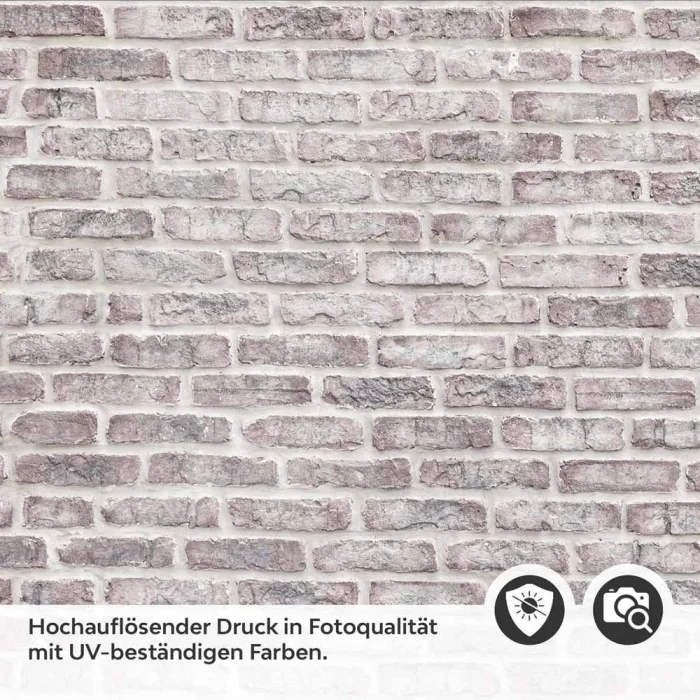 Küchenrückwand Folie Ziegelwand - Farbnuancen für stilvolle Küchen Detailbild 2
