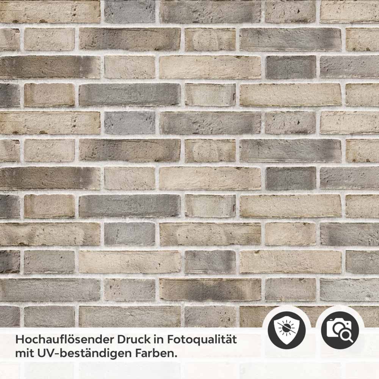 Küchenrückwand Folie Ziegelmauer - Steinwand im Rustikalem Charme Detailbild 2