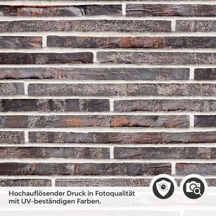 Küchenrückwand Folie Klinkerstreifen Detailbild 2
