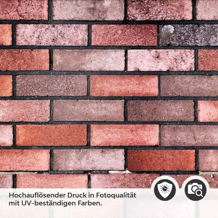 Küchenrückwand Folie Rote Ziegel Backsteine - Nostalgie für die Küche Detailbild 2