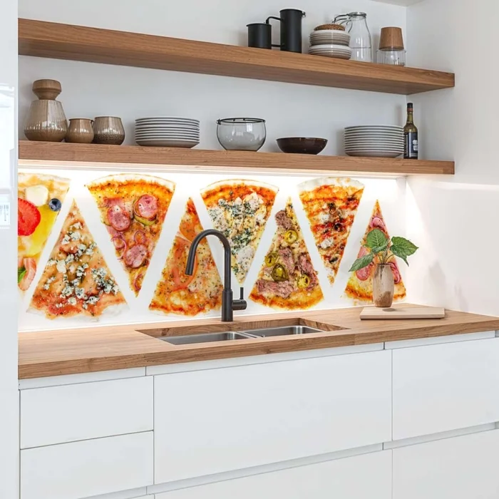 Küchenrückwand Platte Pizzagenuss Viva Italia Artikelbild 1