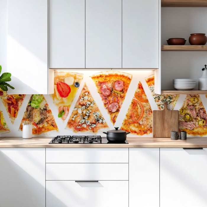 Küchenrückwand Platte | Pizzagenuss Viva Italia