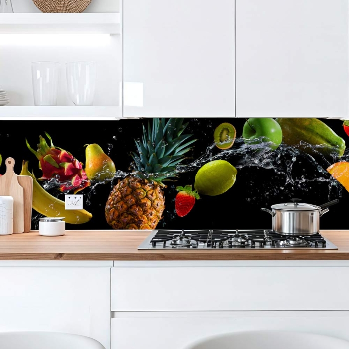 Küchenrückwand Platte | Tropical Fruits