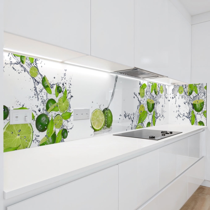 Küchenrückwand Platte Spritzige Limetten Artikelbild 1