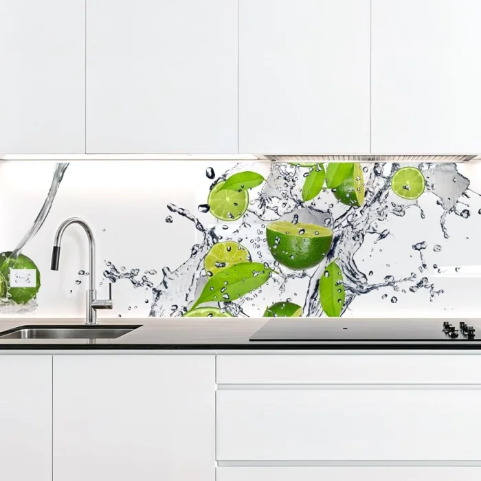 Küchenrückwand Platte Spritzige Limetten Artikelbild 2