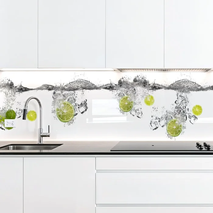 Küchenrückwand Platte Lime Splash Hauptbild 1