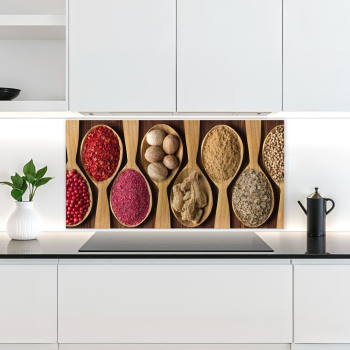 Küchenrückwand Platte Löffel voller Würze Artikelbild 2