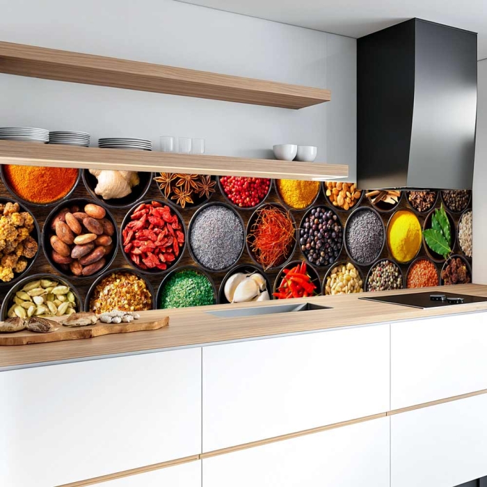 Küchenrückwand Platte Schälchen voller Würze Artikelbild 1