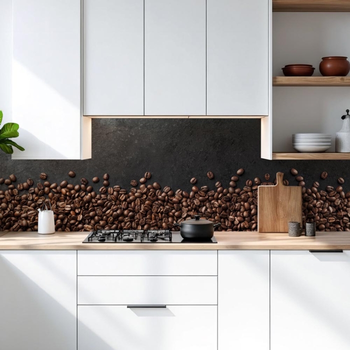 Küchenrückwand Platte Aroma Meer aus Kaffeebohnen Artikelbild 1