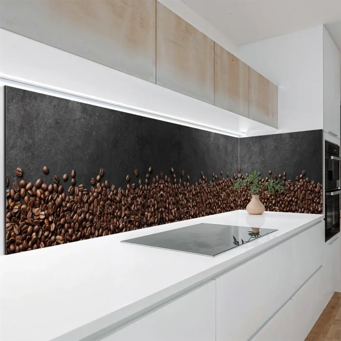 Küchenrückwand Platte Aroma Meer aus Kaffeebohnen Hauptbild 1