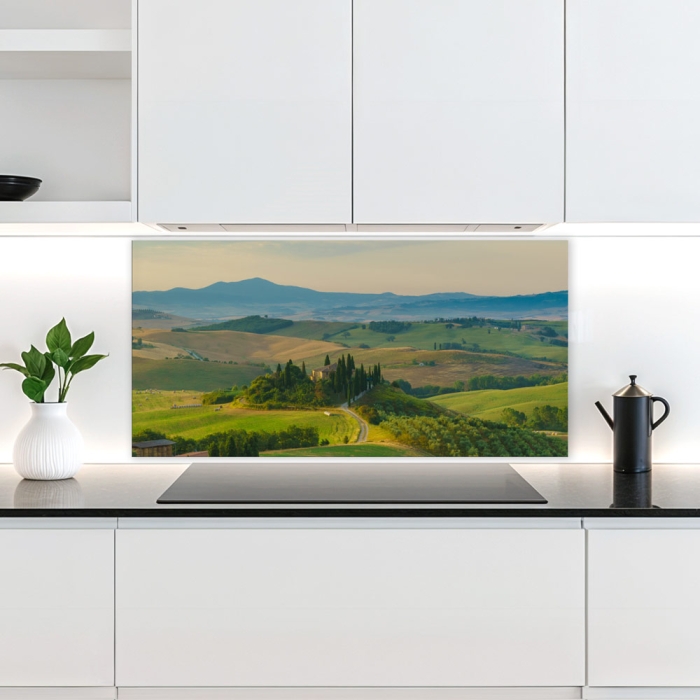 Küchenrückwand Platte Harmonische Hügel Artikelbild 2