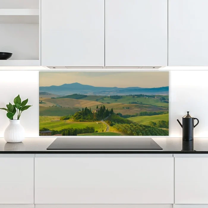 Küchenrückwand Platte Harmonische Hügel Artikelbild 2