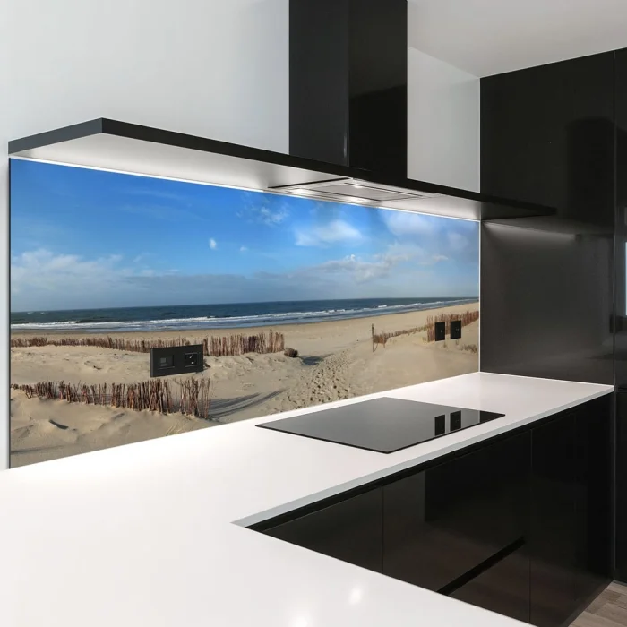 Küchenrückwand Platte Spaziergang am Nordsee Artikelbild 1