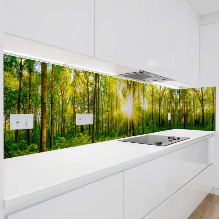 Küchenrückwand Platte Grüner Waldtraum Artikelbild 1