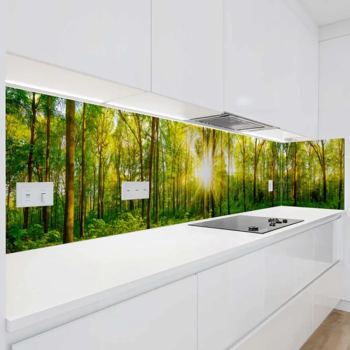 Küchenrückwand Platte Grüner Waldtraum Artikelbild 1