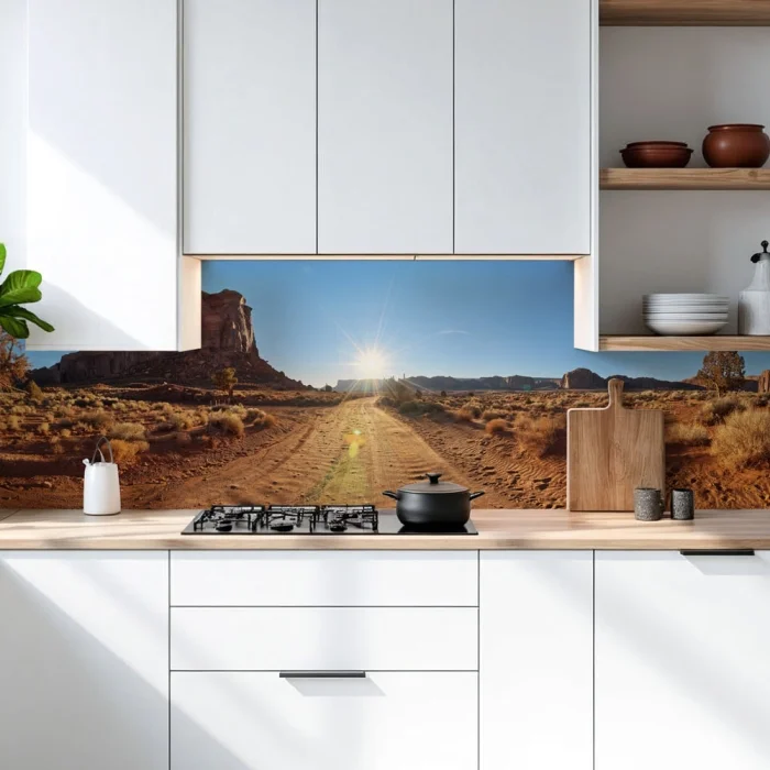 Küchenrückwand Platte Wüstenpanorama Artikelbild 1
