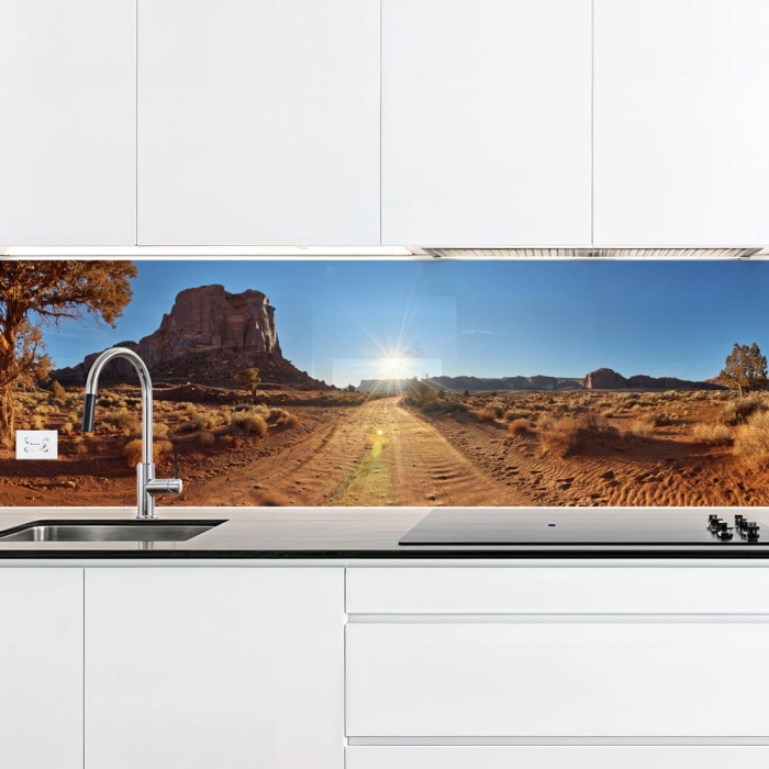 Küchenrückwand Platte Wüstenpanorama Artikelbild 2
