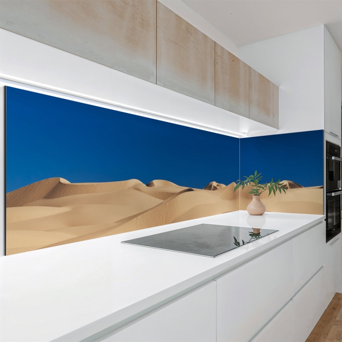 Küchenrückwand Platte | Goldene Wüstendüne