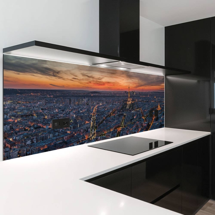 Küchenrückwand Platte Panorama Stadtblick Artikelbild 2