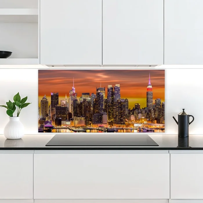Küchenrückwand Platte Skylines & Hafen von NY Artikelbild 2