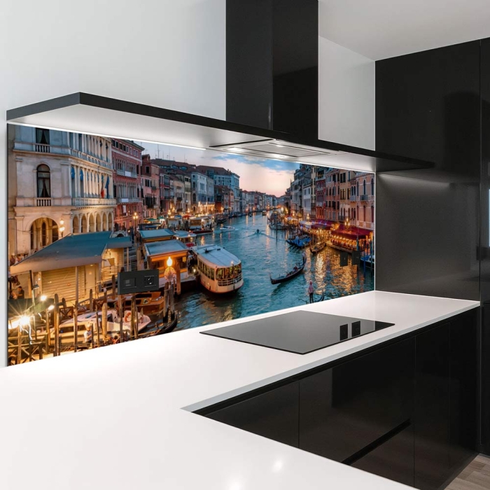 Küchenrückwand Platte Italienische Altstadtidylle Artikelbild 1