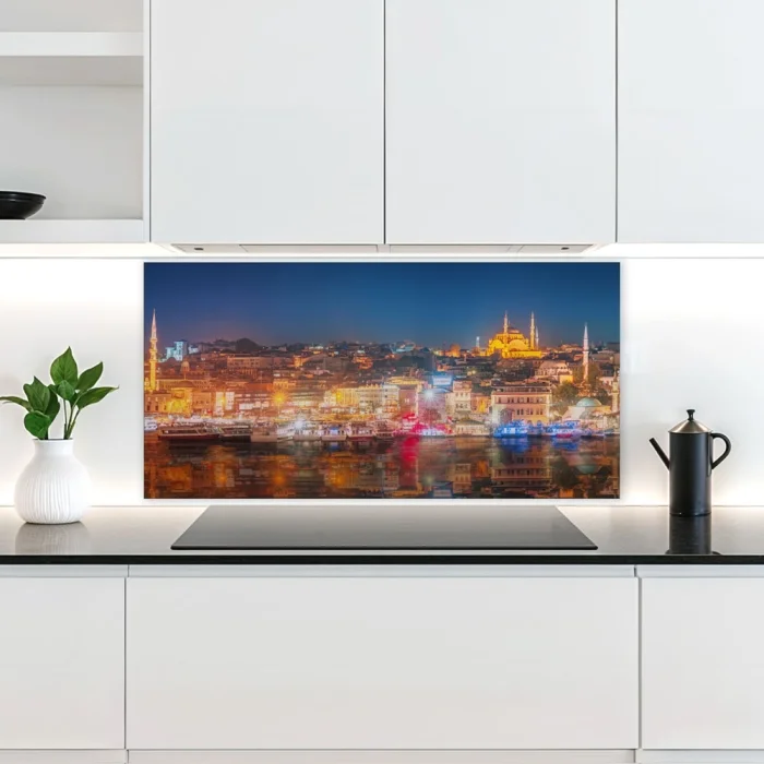 Küchenrückwand Platte Bosporus bei Nacht Artikelbild 2