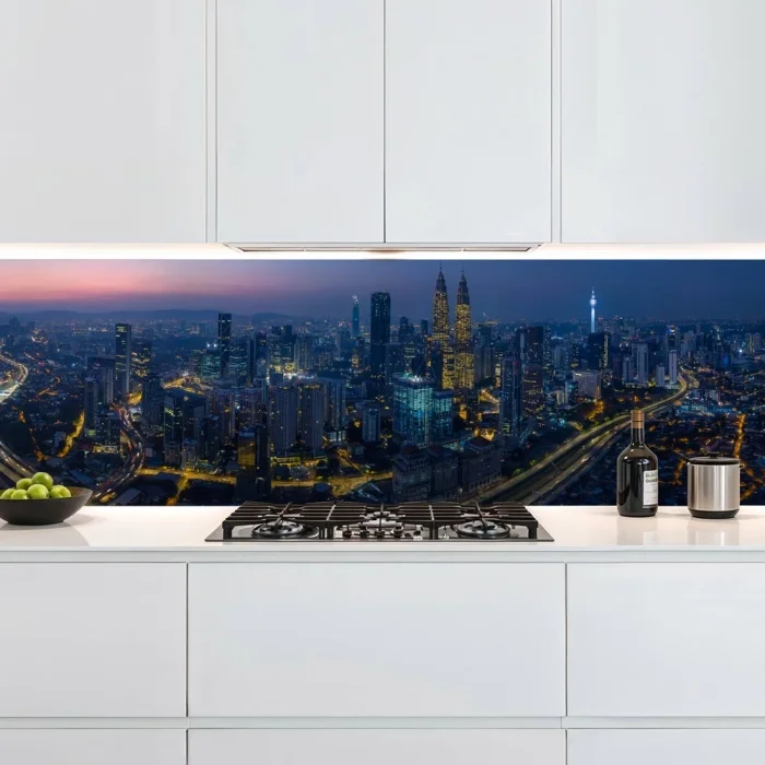 Küchenrückwand Platte Megametropolen Panorama Artikelbild 2